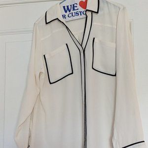 Express Portofino Contrast Piping Button Down